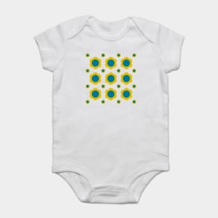 Mayapple Blossom Blue Baby Bodysuit